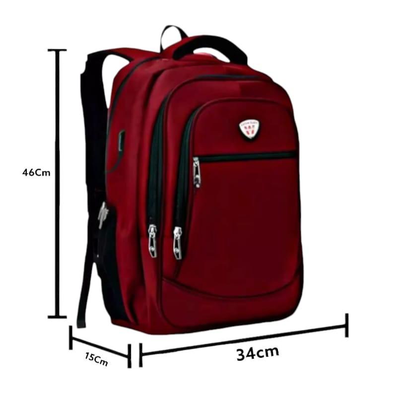 Product Introduction of Tas Ransel Laptop Polo Pria Dan Wanita ,SMP,SMA,KULIAHAN,Terbaru TermurahBisa Cod[MERAH] sekolah 1