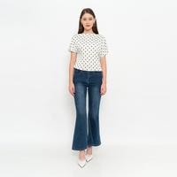 Gambar Chocochips - Helia Top / Gretel Skirt / Atasan Wanita Lengan Pendek / Motif Polkadot Model Neckline Asymmetric - [TOP] Black, S dari Chocochips Boutique Kota Administrasi Jakarta Barat 2 Tokopedia