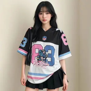 Kaos Oversize Jersey 83 Oversize Boxy Shirt Pria Wanita