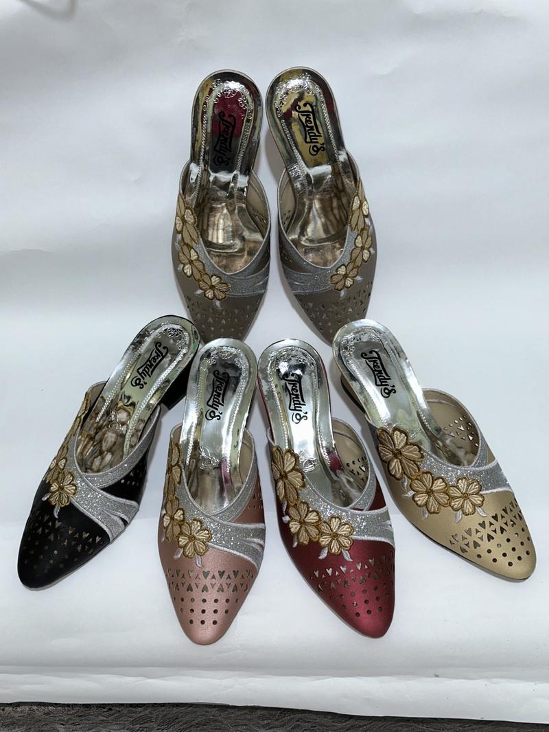 Product Introduction of Sandal Hak DMN-04 Wanita Simpel dan Elegan Ukuran 37-42 - Heels High Karet Pesta Shoes Sendal Kaca 35