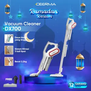 【COD】Deerma DX700 2in1 15 kPa Handheld Vacuum Cleaner Kabel Membersihkan Mesin Pembersih