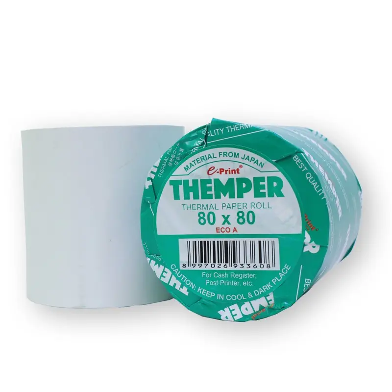 Kertas Kasir Thermal Eprint 80x80mm Eco A With Core / Kertas Kasir Thermal / Kertas Struk 1
