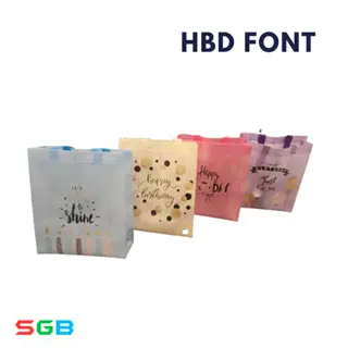 1 Lusin ( isi 12 pcs ) Tas Spunbond Laminasi 25X35X10 Lipat Samping & standing / Tas Serba Guna 3