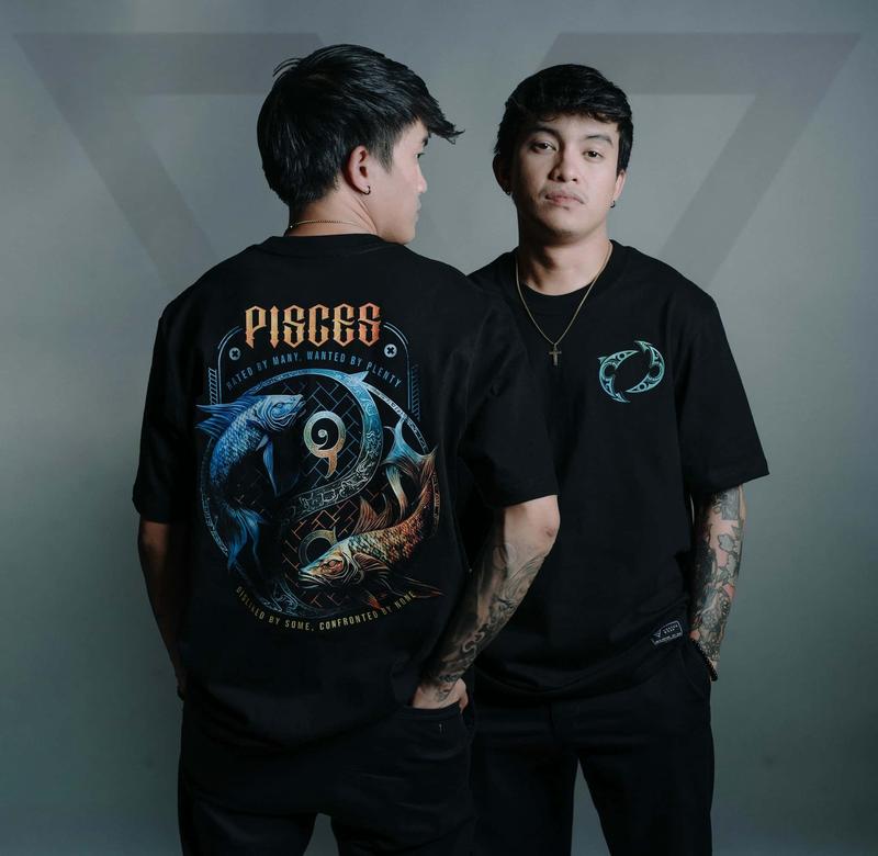 Kaos Zodiak terbaru, gaya streetwear, modis dan trendi, bahan katun, unisex untuk pria dan wanita. 3