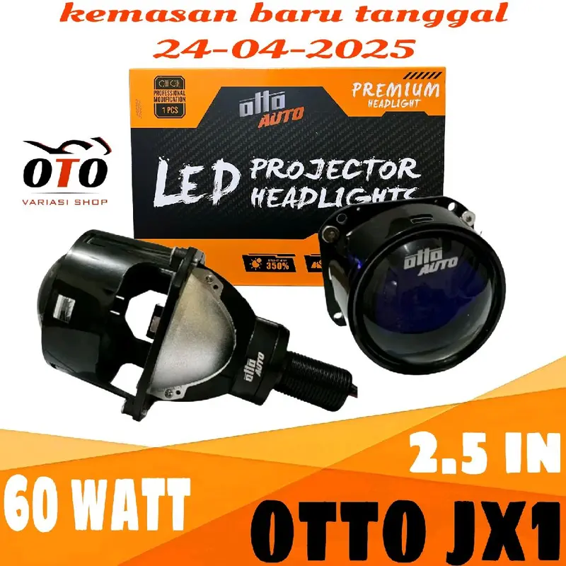 OTTO JX1 60 WATT 2,5 INCH LED PROJECTOR MOBIL DAN MOTOR 1