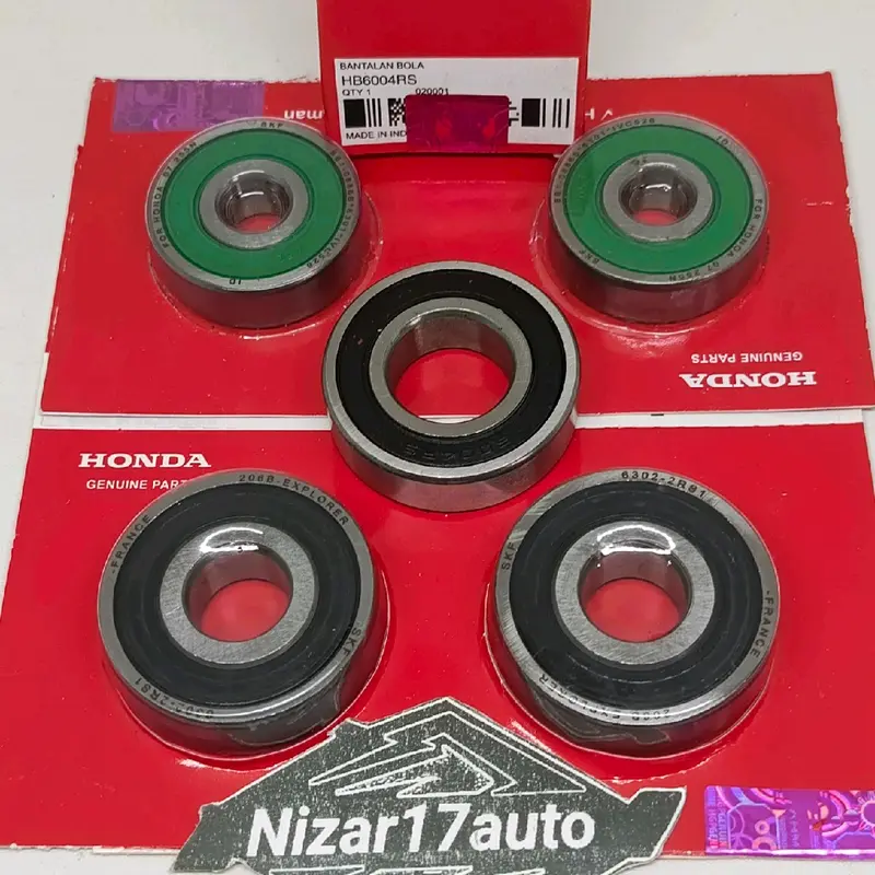 BEARING RODA DEPAN BELAKANG+NAP GEAR CB 150R CBR 150 VERZA MEGA PRO NEW Asli Motor 4
