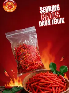 SEBRING SEBLAK BETON PEDAS DAUN JERUK CIKRUH SNACK VIRAL SEBLAK KERING 200 500 1KG GURIH DAN RENYAH