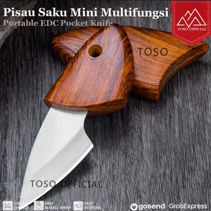 Pisau Dapur Pisau Serbaguna Trailing Pisau Saku Mini Multifungsi Portable EDC Pocket Knife Pemotong Paket Kardus Safety Knife