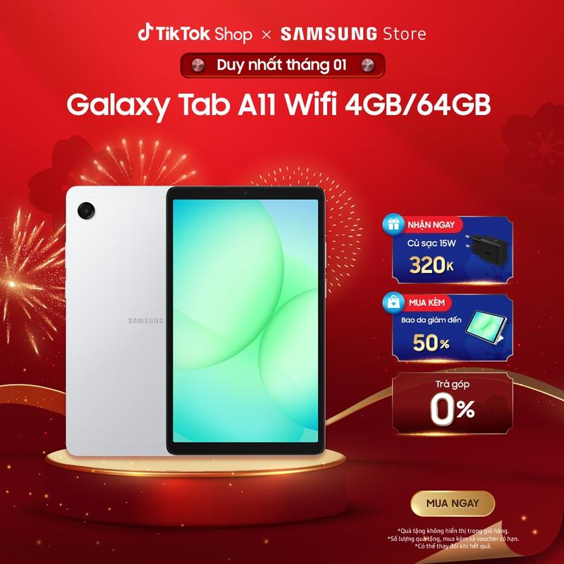 Máy tính bảng Samsung Galaxy Tab A11 Wi-Fi 8.7" 4GB 64GB