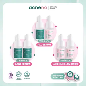 [LEBIH MURAH] Bundling isi 2 Serum Perawatan Jerawat dan Bekas Jerawat - 12ml/pcs | Perawatan Wajah Berjerawat Bruntusan dan Perawatan Pencerah Flek Bekas Jerawat