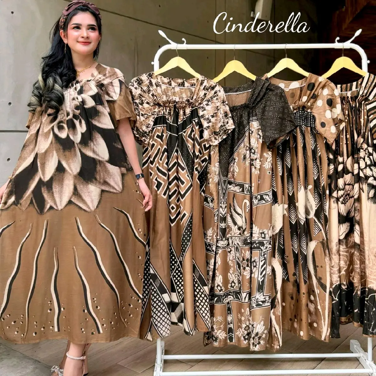 Promo 100Ribu dapat 4pcs Daster Jumbo Rayon super