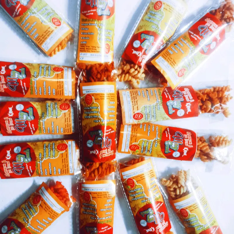 makaroni gandum  spiral 9 variasi rasa paket 10 pcs Bawang Food Noodles Pasta Macaroni Ayam Bbq   Snack Manis Pedas Jagung Cemilan Makanan kripik Keripik 7