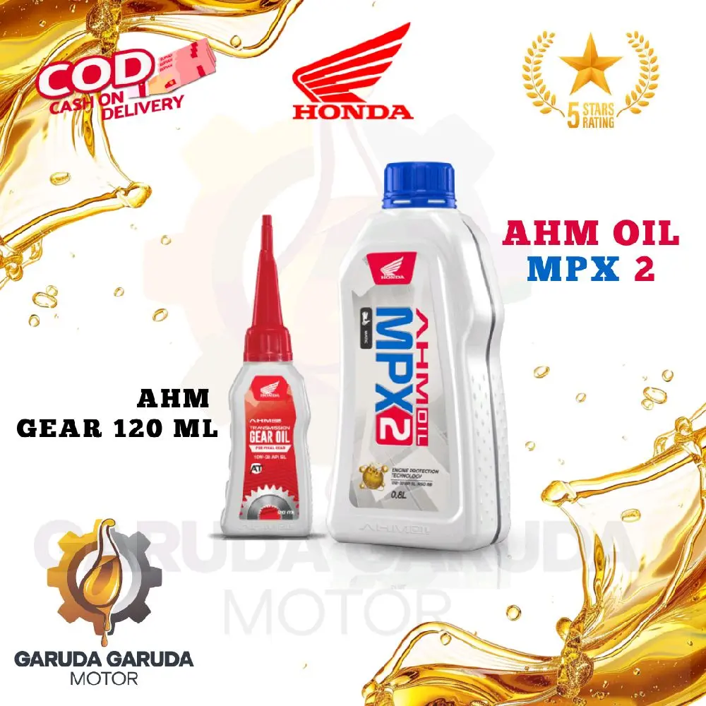 Paket Motor Honda Matic MPX 2 , 0,8L AHM 10W-30 ASLI