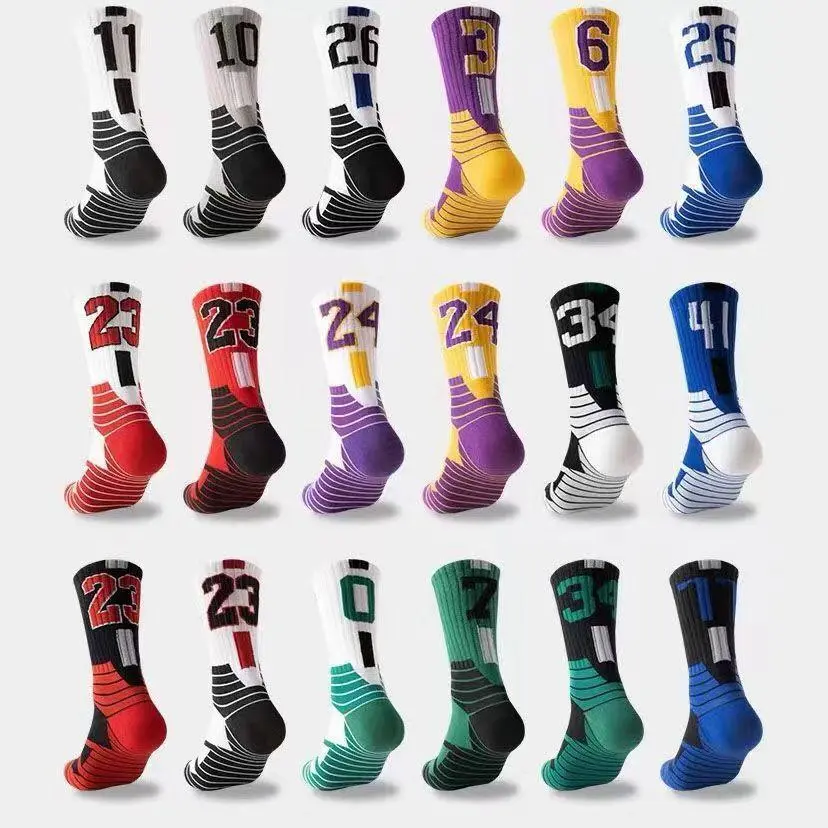 Professional Mid-tube Basketball Socks Towel Non-Slip Sports socks