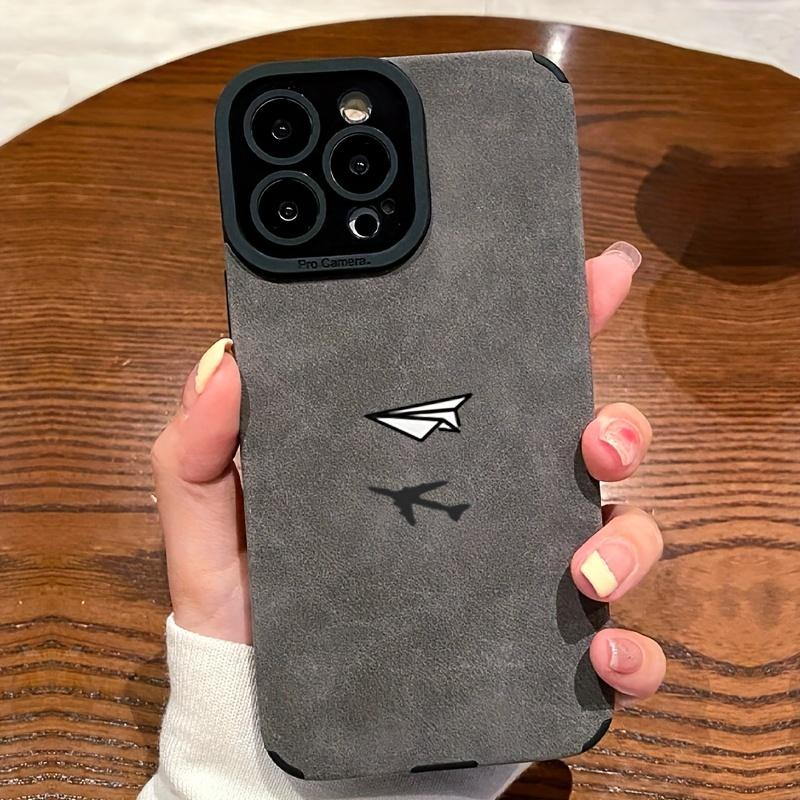  Ốp Điện Thoại Thiết Kế Máy Bay Đơn Giản Tương Thích Với iPhone 15 Pro   14   13   12   11 Pro Max   Xs Max Chống Sốc 6   7   8Plus Xr   X   Xs Ốp Bảo Vệ Đơn Giản 