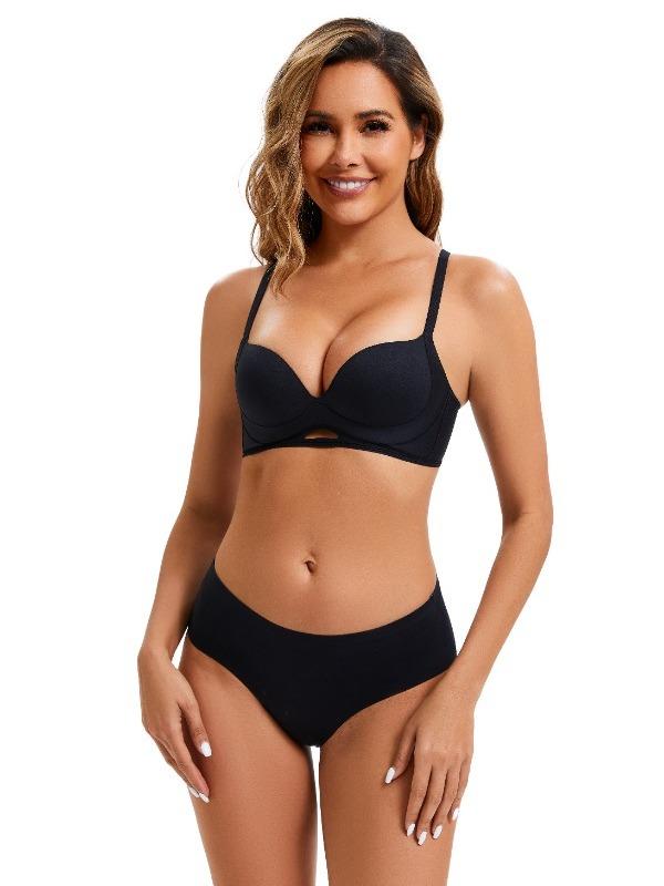 Mainichi Push-Up Curve Bra -Wireless - Natural Push-Up -Modern and New style - Everyday Bra 0