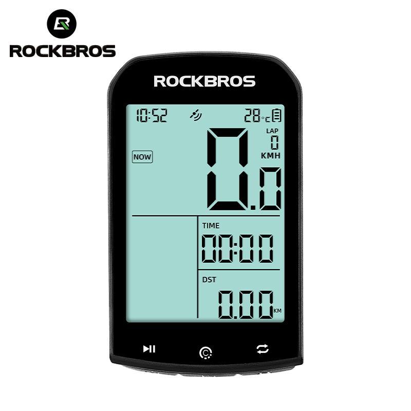 Máy tính xe đạp ROCKBROS Màn hình tốc độ đi xe đạp thông minh Màn hình 2,9 inch GPS không dây ANT + Thích hợp cho xe đạp MTB Cảm biến tốc độ đi xe đạp không thấm nước Đồng hồ bấm giờ xe đạp đường trường