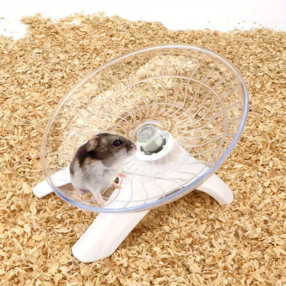 Beautiful and Simple Hamster Sports Wheel Running Disc Anti Slip Design Simple and Quiet Running Wheel Multi Pet Sports