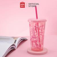 Gambar Miniso x Barbie Shining Collection Gelas Plastik Dengan Sedotan Cangkir Minum Desktop Plastic Tumbler 4-Piece Set 520ml Bottles Water Kitchenware - 4Pcs dari Miniso Lifestyle ID Kab. Karawang 3 Tokopedia