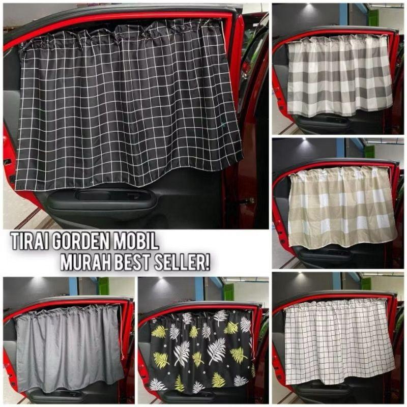 Gorden Mobil Portable Pelindung Panas Silau Tirai Model Tempel murah berkualitas/tirai gorden kaca jendela mobil/Gorden Tirai Mobil Portabel pelindung panas dan silau Gorden Mobil Model Tempel / Tirai Mobil / korden mobil 4