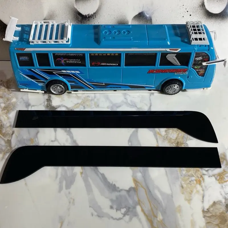 Kaca samping mika hitam