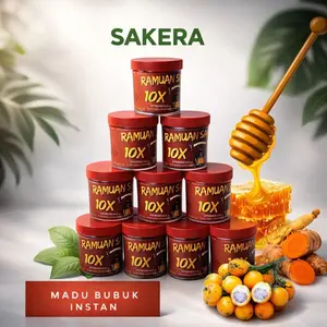 Madu Bubuk Sakera Isi 8 Kapsul - Madu Alami Asli Bermanfaat Untuk Kesehatan