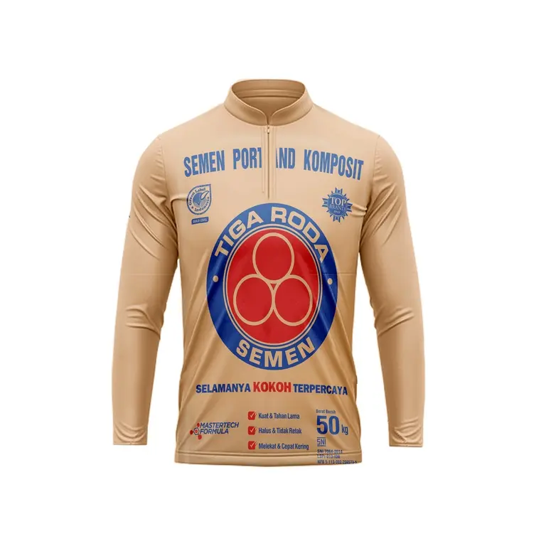 baju pria jersey semen tiga roda jersey 3D karung semen bahan lembut tidak mudah kusut Fullprint bisa custom nama terbaru 4