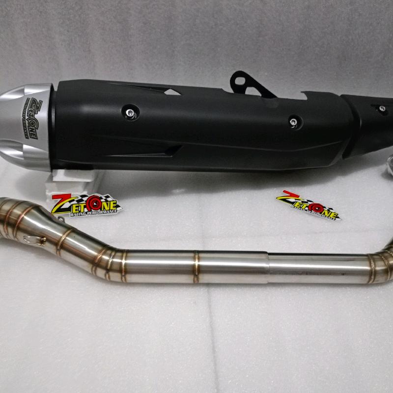 Knalpot Standar Racing Copy MX King Fulset Pipa 32 35 38 50 Motor Stainless Las Robotik - Motorcycle 5