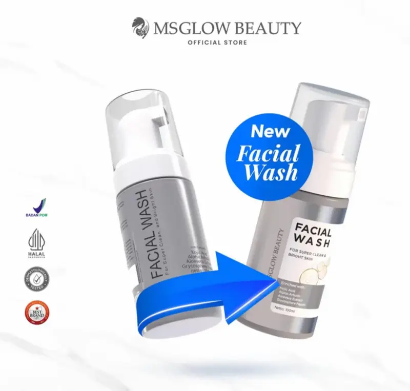 MS GLOW - PAKET WAJAH FREE SPOT TREATMENT 8