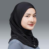 Gambar HIA EveryWear Areesa Sport Hijab Kerudung Olahraga Wanita Muslim  Sporty Instan Slim Spandex Hitam Nyaman - Hitam dari HIA EveryWear Kota Bandung 3 Tokopedia