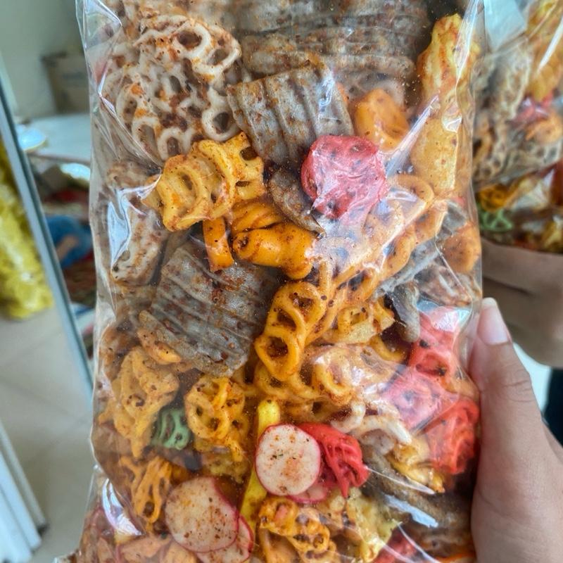 Seblak mix kering cikruh MPJ gurih cemilan Food Pedas Jajanan Snack Makanan 500 gram 5