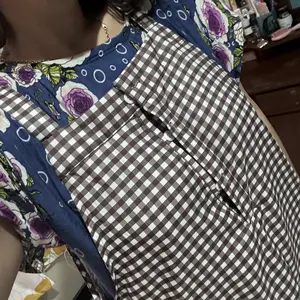 [ready stock]CHICMORE Jumpsuit kotak-kotak longgar yang modis (tanpa rompi)