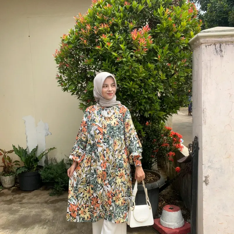 Ameena Tunik Motif Rayon Terbaru 5
