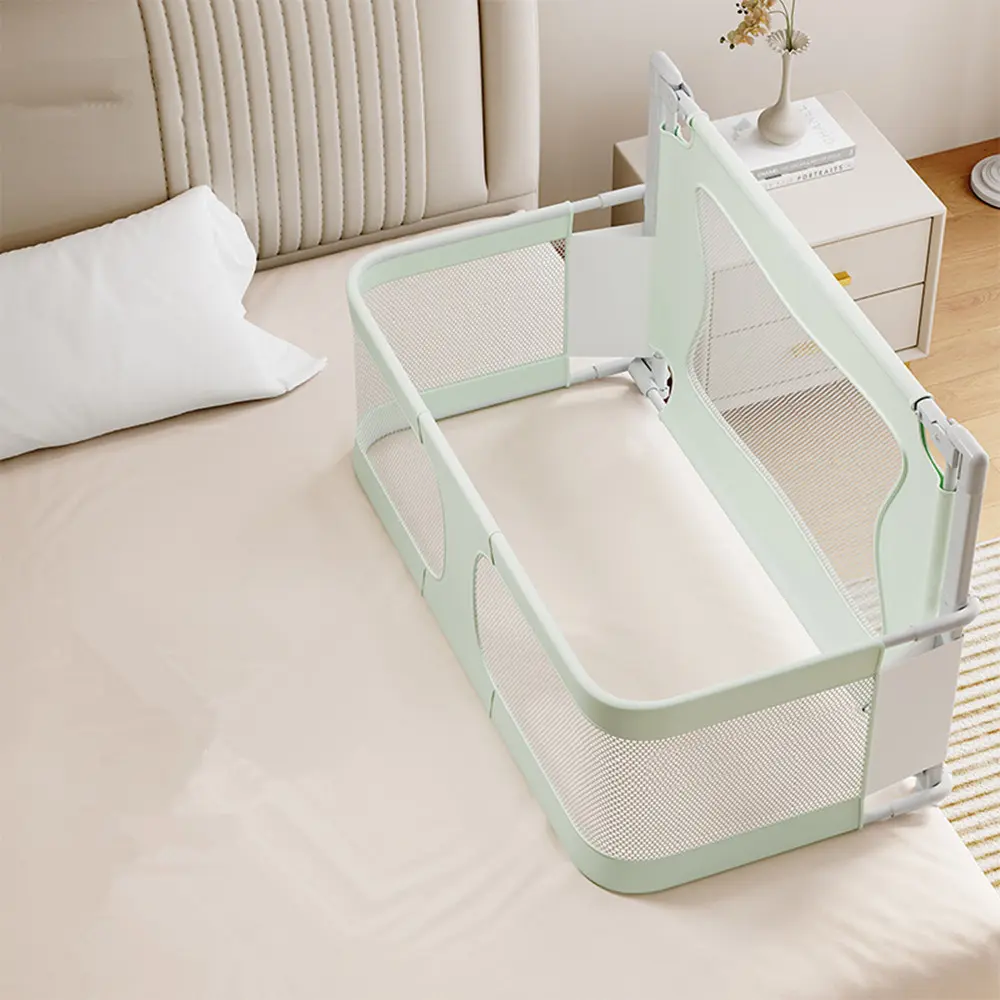 Multifunctional Baby Bed Baby Playpen Baby Cot Travel Cot Newborn Baby Bedside Baby Co-sleep Mobile Bed Guardrail
