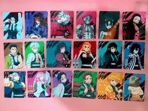 Card Secret Photo Family Mart X Demon Slayer Kimetsu no Yaiba Official Merchandise Hashira / Demon / Kamaboko