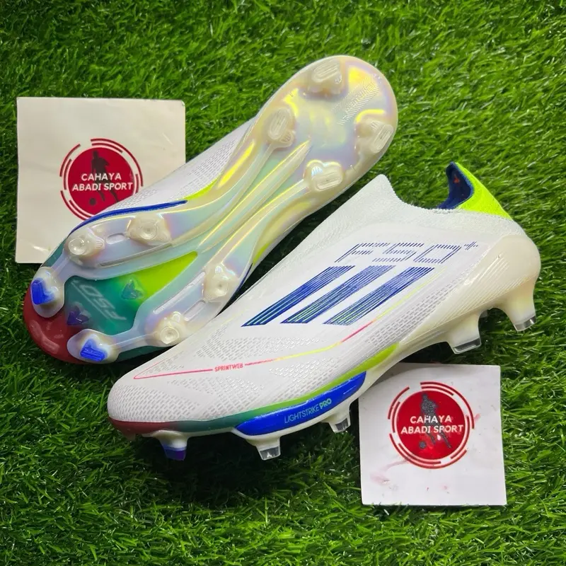 SEPATU BOLA F50+ LACELESS WHITE BLUE 0