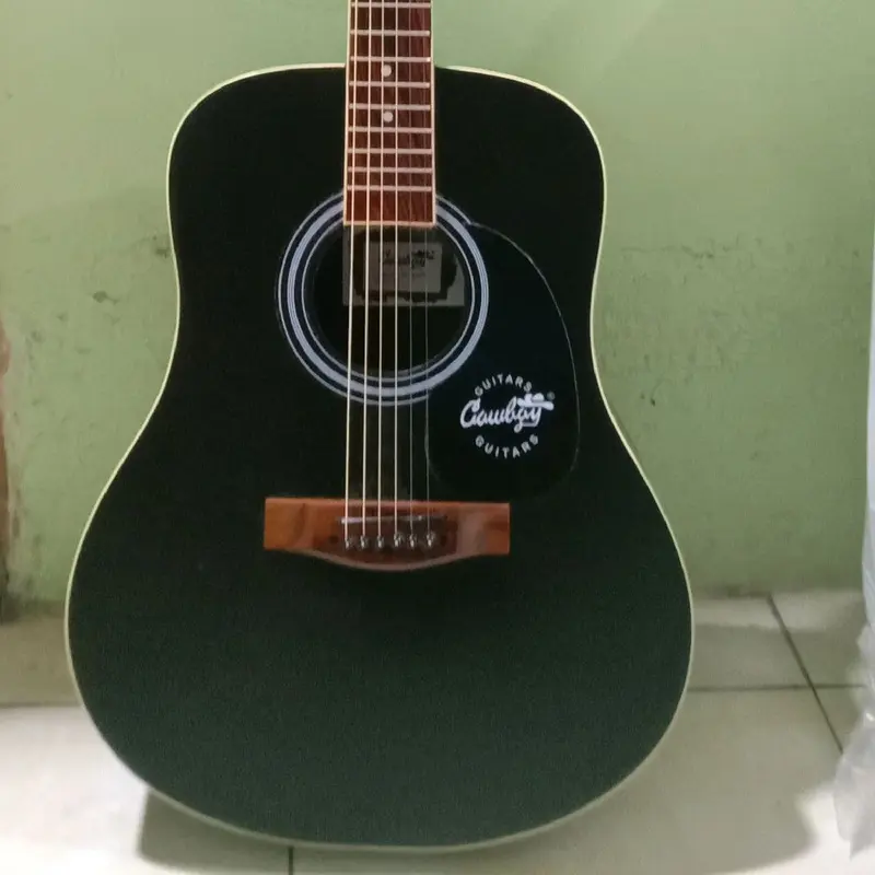 GITAR AKUSTIK & AKUSTIK ELEKTRIK COBOI custom TANAM BESI & BERGARANSI GRATIS PEKING KAYU 6