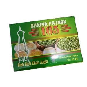 Bakpia pathok basah rasa kacang hijau isi 20 oleh oleh tradisional khas Jogjakarta
