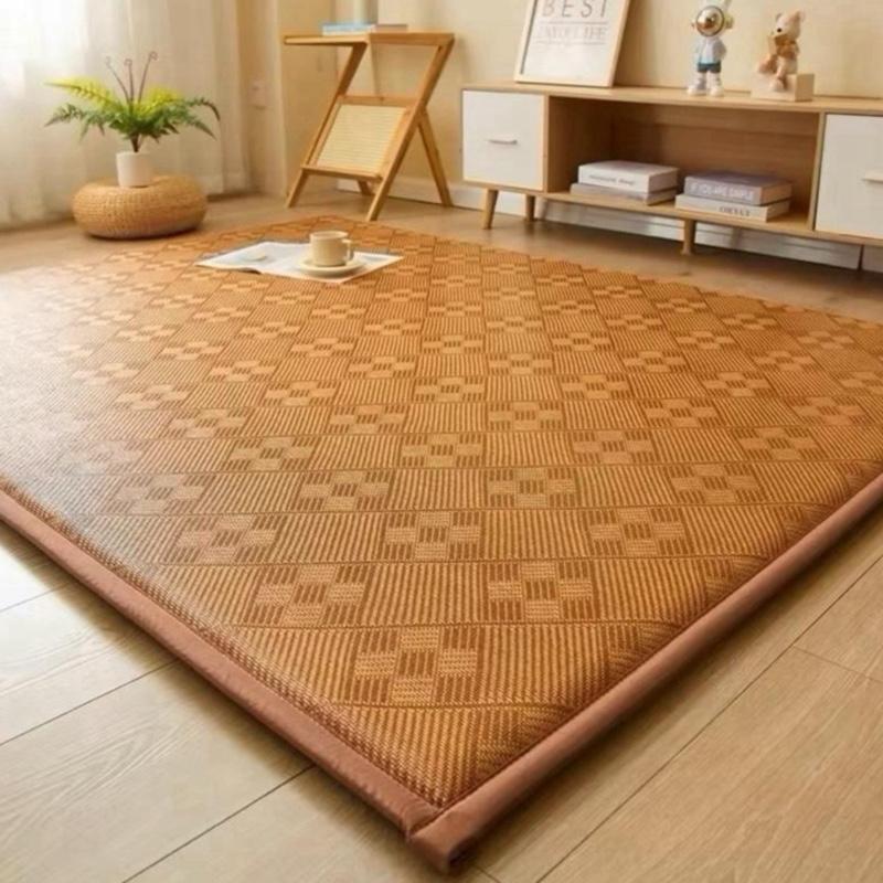 Nệm Chiếu Mây Điều Hòa xuất Nhật Dày 2cm,thảm trải sàn đa năng,chống trơn trượt,nằm mát và êm lưng. chiếu  mây chiếu  điều  hoà ngủ