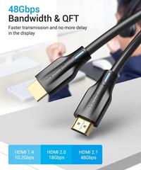 Gambar Kabel HDMI 8K 4K Male to Male High Speed HDR for TV Proyektor - 1.5 Meter dari XLink Jakarta Kota Administrasi Jakarta Barat 2 Tokopedia