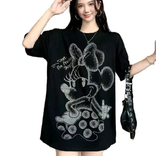 Kaos Oversize Blink Blink Cotton Top - mini dress katun - Wanita 5