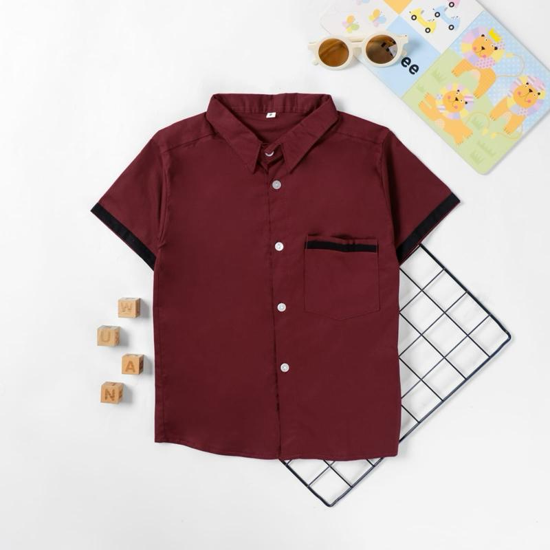 Kemeja Anak Laki-laki // Kemeja Anak Polos // Kemeja Anak Bahan Nyaman 3