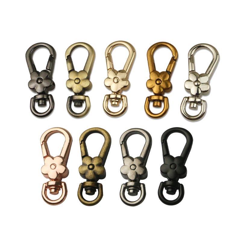 Product Introduction of Bag hardware accessories Bag belt fastener Connector Key chain hook Inner diameter 8mm 0