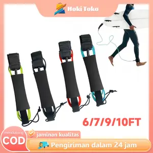 Surf Leash 6/7/9/10FT Surfboard Leash Tali Papan Selancar Profesional Tali Pengikat Surfing