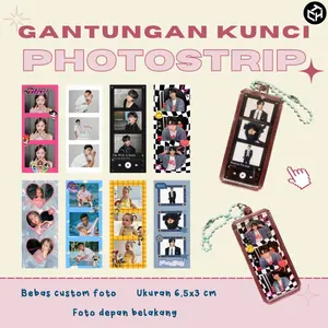 Gantungan Kunci Custom | Ganci Photostrip | Ganci Akrilik Custom Foto