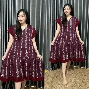 Dress arzeta rayon premium Wanita