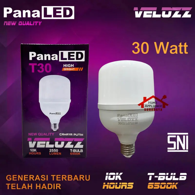 PanaLED Capsule Lampu LED T-Bulb Velozz 6500K 5 10 15 20 30 Watt / 5W 10W 15W 20W 30W 5