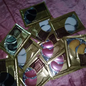 (10pcs)-Masker Mata Collgen Crystal Gold eye Mask Black panda anti aging/makser mata panda dan kantung mata