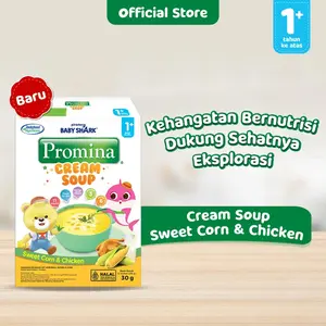 Promina Cream Soup Sweet Corn & Chicken 30 g / Sup Krim Ayam Jagung Anak 1th+ / MPASI Sehat Praktis