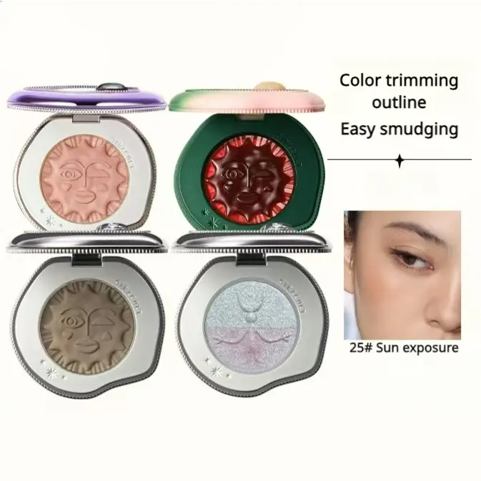 (new)Girlcult Mood Blush Chin Purple Rouge Long Lasting Color Rendering No Pick Skin girl  cult